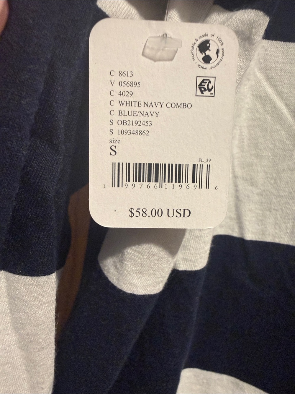 NWT! FP Movement Women's Striped Hustle Layer - Picture 9 of 9